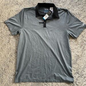 Adidas Mens NWT climacool Polo XL gray/black